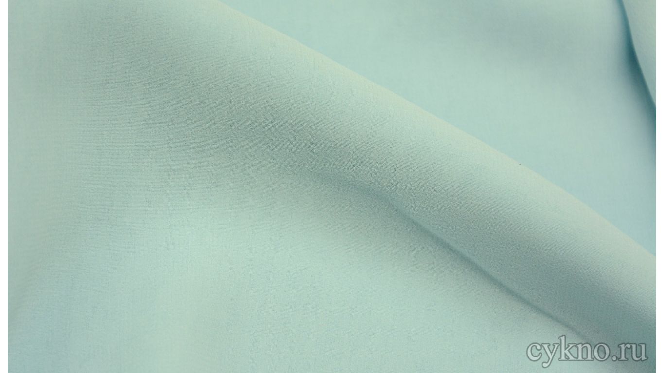 Ткань Плательная пастельно-бирюзовая